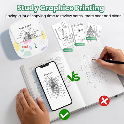 Velloria™ Mini Portable Thermal Sticker Printer