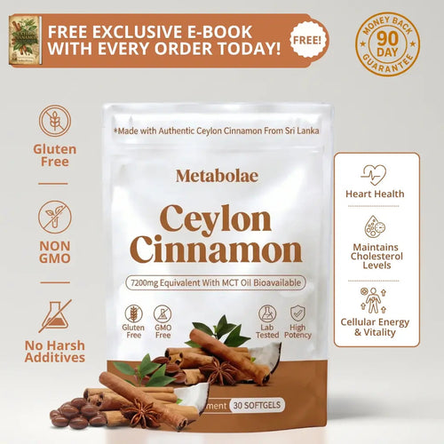 VeyroNova™ | Ceylon Cinnamon 7200mg Equivalent with MCT Oil