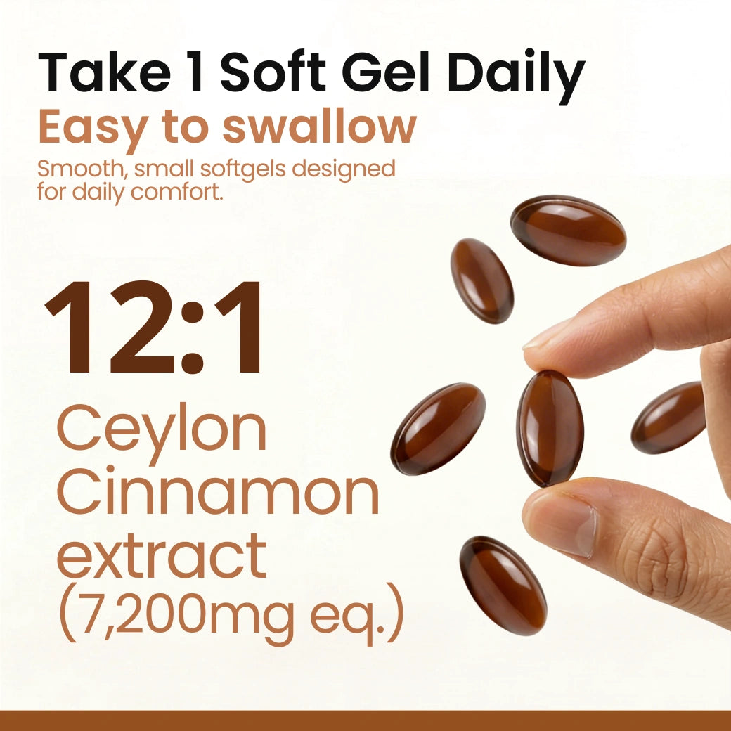 VeyroNova™ | Ceylon Cinnamon 7200mg Equivalent with MCT Oil