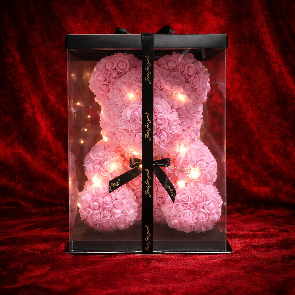 The Velvet Bear™ Eternal Rose Bear
