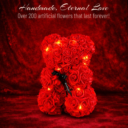 The Velvet Bear™ Eternal Rose Bear